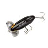 Arbogast Jitterbug Topwater Bass Fishing Lure - Excellent for Night Fishing, Black, G655 Clicker (3 in, 5/8 oz)