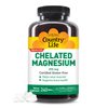 Country Life, Chelated Magnesium 250mg, Supports Bone and Immune Health, Daily Supplement, 240 ct