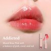 HINCE Mood Enhancer Water Liquid Glow - Non-Sticky & Waterproof Lip Stain for Women - Long Wearing Lip Gloss for Natural and Glass Glow - Moisturizing Liquid Makeup, 0.16 fl.oz. (ADDICTED)