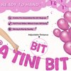 Fulmoon Pre Strung A Tini Bit Older Banner Glitter Martini Party Decorations Martini Bar Party Decorations Birthday Banner for Women (Hot Pink)