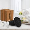 SALVMARY Natural Pumice Stone for Feet - Lava Foot Scrubber Dead Skin Corn Callus Remover Exfoliator Pedicure Tools for Feet Heels and Hands 2 Pack