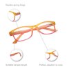 EYEGUARD 4 Pack Reading Glasses for Women Fashion Colorful Gradient Readers
