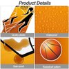 durony 3 Pieces Basketball Tablecloth Disposable Basketball Table Cover Plastic Rectangular Tablecloth for Basketball Party Sports Theme Birthday Party Supplies Decorations, 108 x 54 Inches