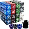 51 Pieces MTG Counter Dice Plus 1 Life Counters +1/+1 Tokens 6 Sided Dice Set for Magic The Gathering, MTG, TCG, Cards Gaming Accessories