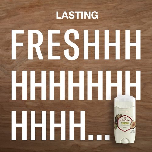 Old Spice Men's Deodorant Aluminum-Free Timber with Sandalwood, 3.0oz Pack of 3 with Travel-Size Swagger Body Wash