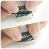 Dreamlover Wig Clips, Hair Extension Clips, Wig Clips to Secure Wig, 10 Teeth, Black, 30 Pieces