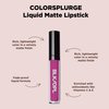 Black Opal BLK/OPL COLORSPLURGE Liquid Matte Lipstick, Fab Fuchsia — long-lasting, enriched with Vitamins C & E, paraben-free, cruelty-free