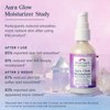 HERITAGE STORE Aura Glow Face Moisturizer for Dry Combination Skin - Gel Facial Moisturizer Brightens, Firms Skin’s Appearance, Adds Radiance w/Bakuchiol, Clear Quartz, Vegan, 60-Day Guarantee, 1.9oz