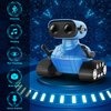 Hamourd Robot Toys for Boys Girls, Rechargeable Remote Control Emo Robots with Auto-Demonstration, Flexible Head & Arms, Dance Moves, Music, Shining LED Eyes for 5+ Years Old Kids