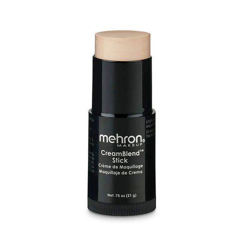 Mehron Makeup CreamBlend Stick | Face Paint, Body Paint, & Foundation Cream Makeup | Body Paint Stick Perfect for Halloween Makeup .75 oz (21 g) (Light 2)