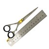 Set of 9 - Professional Salon Barber Scissors and Thinning Shears for Hair Cutting and Styling Sizes 6" to 7.5" - German Stainless Steel