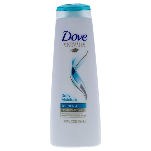 Dove Nutritive Solutions Moisturizing Shampoo for Normal to Dry Hair Daily Moisture Formulated with Pro-Moisture Complex for Manageable and Silky Hair 12 oz