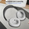 Ear Cushions for AirPods Max - Ear Cups Replacement Cover - Upgraded Memory Foam for Apple Air Pods Max Headphones - Like Original (Silvery)