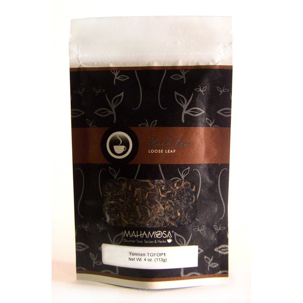 Mahamosa China Black Tea Loose Leaf (Looseleaf) - Yunnan TGFOP1 4 oz