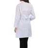 Taylor Eddie Women's White Full Length Lab Coat with Three Pockets