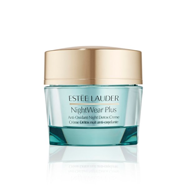 Estée Lauder NightWear Plus Anti-Oxidant Night Detox Cream Moisturizer for Anti Aging, 1.7 oz.