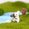 MAOMIA 12 Pcs Rabbit Figures for Kids, Bunnies Toy Set Cake Toppers, Miniature Rabbit Fairy Garden Figurines Collection Playset for Christmas Birthday Gift Desk Decoration
