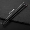 SUPJOYES 6 Pairs Fiberglass Chopsticks - Reusable Japanese Chopsticks Dishwasher Safe, Non-Slip Chop Sticks Multipack, 9.5 Inch