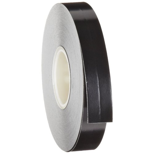 Brady Nonabrasive Border Line Floor Marking Tape, 50' Length, 1/2" Width, Black (Pack of 1 Roll)