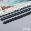 Vicmag Men Magnetic Bracelets Titanium Steel Magnet Bracelet Ultra Strength Double Row Brazaletes with Adjustment Tool & Gift Box