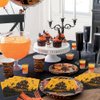 Halloween Napkins, 50 Pack Halloween Paper Napkins Disposable, Halloween Cocktail Napkins, Orange Black Castle Spooky House Decorative Dinner Hand Napkins for Halloween Party Supplies, 6.5 x 6.5 Inch