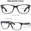 CARFIA Square Blue Light Blocking Glasses - Anti-Fatigue Computer Gaming Glasses Prevent Headaches Eyeglasses