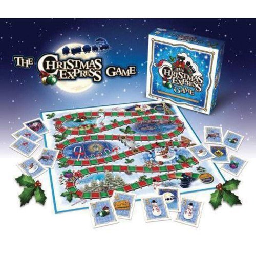 Outset Media The Christmas Express Board Game – All Aboard a Fun-Filled Race to The North Pole – for 2 to 4 Players Ages 8 and up