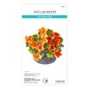 Spellbinders Nasturtium and Galvanized Wash Bucket Etched Dies, Metal