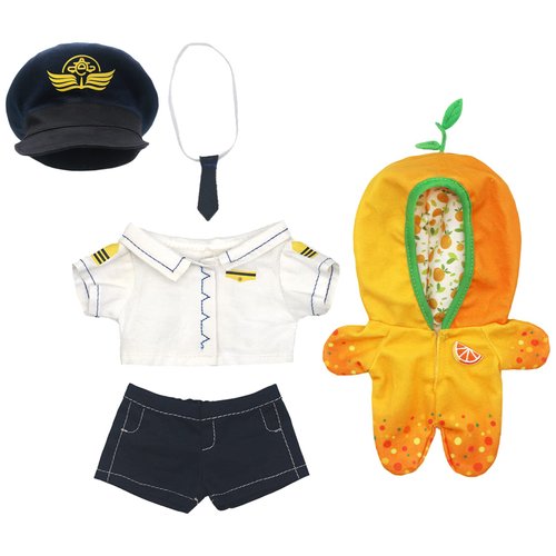 SOTOGO 2 Sets 8 Inch Doll Clothes Doll Clothes Doll Garment Suit Pajamas Toys Dolls Accessories