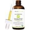 Vitamin E Oil - 100% All Natural & USDA Organic (LARGE 4oz Bottle) Repair Dry, Damaged Skin from Surgery & Acne, Age Spots & Wrinkles. For Radiant, Hydrated & Youthful Skin. Face & Body Moisturizer