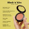 Jerome Alexander Blush ‘n’ Kiss Cream Blush for Cheeks & Lips | Creamy, Lightweight, Buildable Coverage | Blush Balm Face Makeup|Tint Watermelon