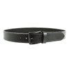 DeSantis 1 1/2” Everyday Carry Belt (EDC), Powder Coated Buckle Closure, Premium Leather Belt, Made of Leather and Other Synthetic Materials, 3.5mm Thick, Black, 38”