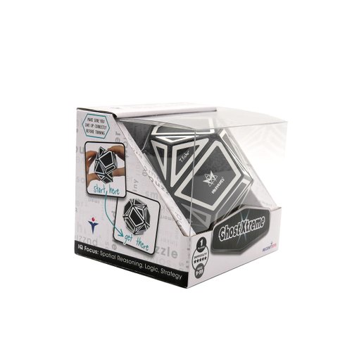 Project Genius Ghost Xtreme, Speed Cube, 3x3 Speed Cube, One-Player Games, Brain Teasers, Multi-Color, Puzzle Cube, Gift for Children, Gift for Teen Boy, 3x3