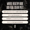 oVertone Haircare Color Depositing Conditioner - 8 oz Semi Permanent Hair Color with Shea Butter & Coconut Oil - Temporary Hair Color Dye - Vegan, Cruelty-Free - Rich Black