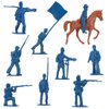HAPTIME Civil War Army Men Set (42 pcs), American Civil War Toys, Plastic Army Men Action Figures, Including Flagman, Knight, Soldier, Perfect for School Project Dioramas, Revolutionary War Toys