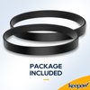 KEEPOW Replacement Belts Compatible with Hoover High Performance Vacuum Cleaner Elite Swivel XL Pet Upright Vacuum UH75200, UH75210, UH75250, UH75110, UH75100, UH75150, UH75160 Series, 2 Pack