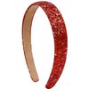 Glitter Headbands for Girls Women Non Slip Fancy Girls Headband, Sparkle Kids Headbands Cute Head Band for Girl’s Hair, Girls Hair Accessories for Birthday Party Favors, Christmas Red Sequin Headband