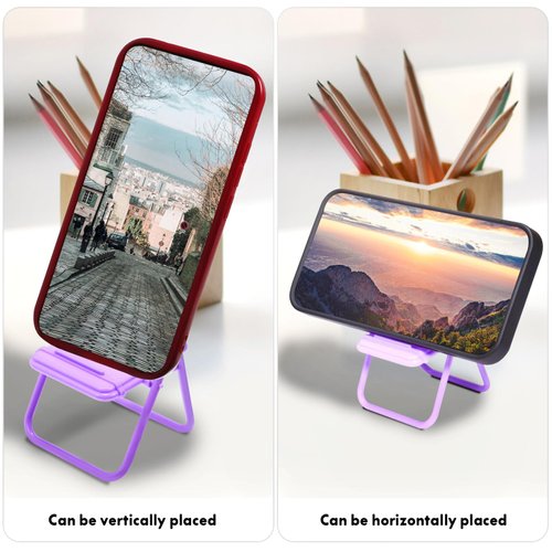 Totority Mini Foldable Chairs for Dollhouse 30pcs Mini Folding Chair Doll House Chair Mini Foldable Chair Doll House Mini Stand Model Chair Desk Cell Phone Stand for Doll House Decoration