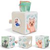 Fun Baby Tissue Box with Stimulating Mirror For Endless Entertainment - Soft Montessori Toy w/ Crinkle Paper & Fabric Tissues - The Perfect Sensory Toy For Newborn/Infant Development From 6-12+ Months