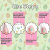 Partywind 10 Sheets Luminous Easter Nail Stickers for Kids Girls, Glow Self-Adhesive Easter Nail Decorations Wraps Decals with Eggs, DIY Easter Nail Art Designs Accessories