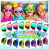 GIFTINBOX Kids Sunglasses Bulk, 16 Pack Kids Sunglasses Party Favor with UV400 Protection, Neon Sunglasses for Boys Girls Goody Bag Stuffers, Beach Pool Birthday Party Favors for Kids 3 4 5 6 7 8