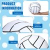 Poen 12 Pcs Inflatable Volleyball 8 Inch Water Pool Volleyball with Pump Sports Blow up Beach Balls for Adults Teenagers Outdoor Summer Swimming Pool Game Party Favors