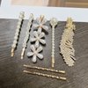Mehayi 20 PCS Pearl Hair Clips Set Fashion Korean Acrylic Resin Hair Barrettes, Bobby Pins Hairpins for Women and Ladies Girls Headwear Styling Tools, Hair Accessories for Decorative Party Wedding