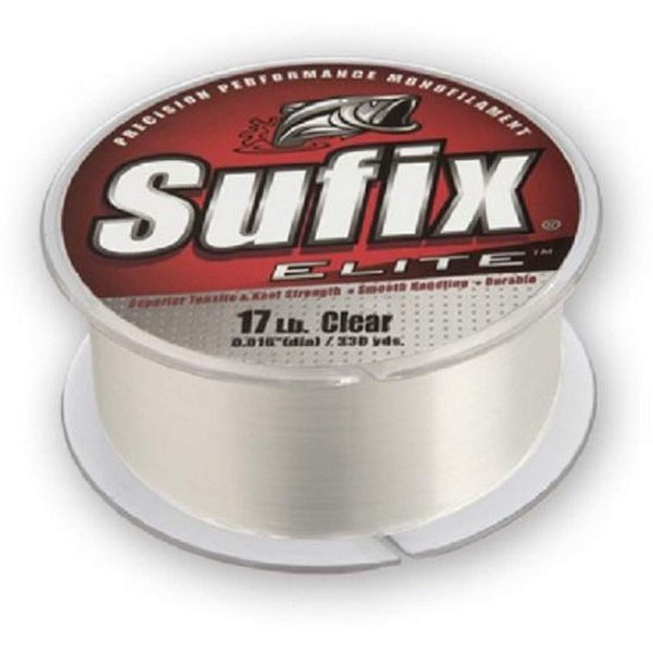 Sufix Elite 20 lb Fishing Line (Clear, Size- 330 YD Spool)