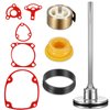 9 Pieces Tools Parts Gasket Kit Bumper Air Nail Gun Parts Nail Gun Driver Bumper Ribbon Spring O-Ring Gasket Pneumatic Tools Piston Driver Replacement Part Compatible with Hitachi NR83 NR83A NR83A2