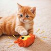 Andiker Catnip Toys for Cat, 3 Pack Cat Chew Toy with Catnip and Crinkle Sound for Chewing Biting, Cat Interactive Toy for Indoor Cats Exercising Chasing Kicking