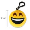 Dreampark Emoticon Keychain Mini Cute Plush Pillows, Party Favors for Kids Valentine's Day Gifts / Birthday Party Supplies, Emoticon Gifts Toys Carnival Prizes for Kids (64 Pack)