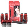 Click n Curl Blowout Brush Set of (5) Barrels + Universal Handle | Round Brush Set for Blowouts | Hairstyling Beauty Tools | (Small)