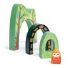 Tender Leaf Toys - Forest Tunnels - Stacking Train Set Accessories - Toy Stacker, Blocks - Open-Ended Toy Set for Inspires Creative and Imaginative Roleplay - Age 3+