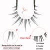 Manga Lashes Natural Look That Look Like Individual Clusters, Anime Short Japanese Spiky Doll False Eyelashes, 14 Pairs Wispy Korean Asian Cosplay Lashes with Clear Band Pack by Heracks(02)